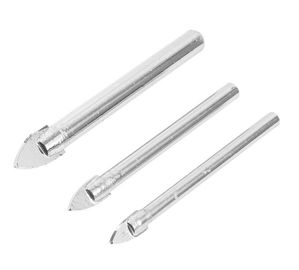 অ্যালুমিনিয়াম বাক্সে 6pcs YG6X গ্লাস ড্রিল বিট সেট