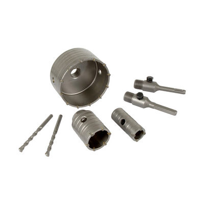 এসডিএস প্লাস শ্যাঙ্ক সহ কংক্রিট দেয়ালের জন্য 30-160 মিমি টিসিটি হোল স্যাব