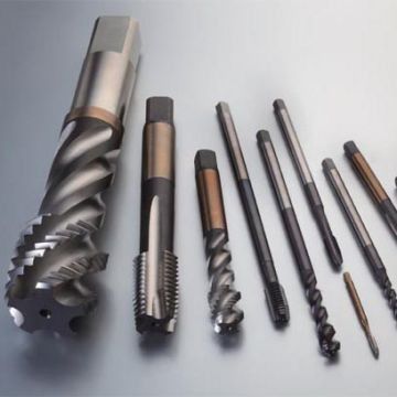 Ti-লেপা DIN371 সর্পিল পয়েন্ট HSS মেশিন ট্যাপ M3-M50