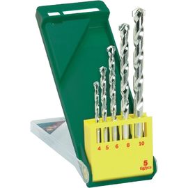 গোলাকার বাঁশি 5pcs চাদর ড্রিল বিট সোজা সেট ক্রোম লেপা সারফেস