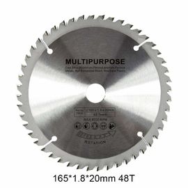 কাঠ এবং ধাতু কাটা জন্য 165mm 48T TCT বৃত্তাকার সেগ ব্লেড